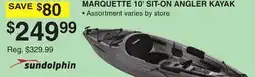 Dunham's Sports SUNDOLPHIN MARQUETTE 10' SIT-ON ANGLER KAYAK offer