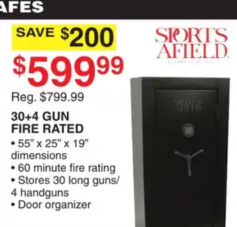 Dunham's Sports 30+4 GUN FIRE RATED offer