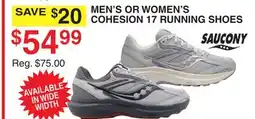 Dunham's Sports MEN'S OR WOMEN'S COHESION 17 RUNNING SHOES offer
