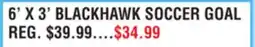 Dunham's Sports 6' X 3' BLACKHAWK SOCCER GOAL offer