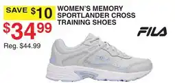 Dunham's Sports FILA WOMEN'S MEMORY SPORTLANDER CROSS TRAINING SHOES offer