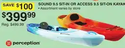 Dunham's Sports SOUND 9.5 SIT-IN OR ACCESS 9.5 SIT-ON KAYAK offer