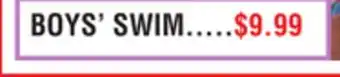 Dunham's Sports BOYS' SWIM offer