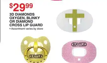 Dunham's Sports 3D DIAMONDS OXYGEN, BLINKY OR DIAMOND CROSS LIP GUARD offer