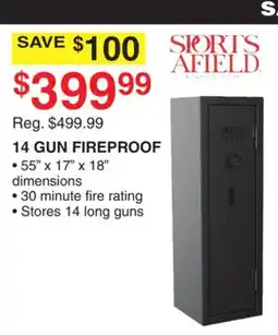 Dunham's Sports 14 GUN FIREPROOF offer
