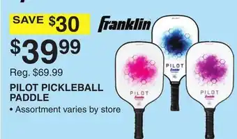 Dunham's Sports PILOT PICKLEBALL PADDLE offer