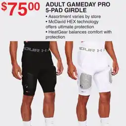 Dunham's Sports ADULT GAMEDAY PRO 5-PAD GIRDLE offer