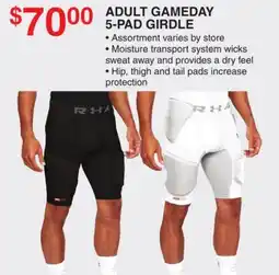 Dunham's Sports ADULT GAMEDAY 5-PAD GIRDLE offer