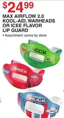 Dunham's Sports MAX AIRFLOW 2.0 KOOL-AID, WARHEADS OR ICEE FLAVOR LIP GUARD offer