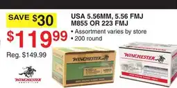Dunham's Sports USA 5.56MM, 5.56 FMJ M855 OR 223 FMJ offer