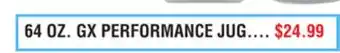 Dunham's Sports 64 OZ. GX PERFORMANCE JUG offer