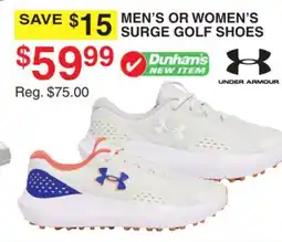 Dunham's Sports MEN'S OR WOMEN'S SURGE GOLF SHOES offer
