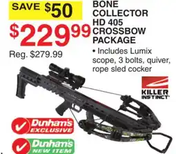 Dunham's Sports BONE COLLECTOR HD 405 CROSSBOW PACKAGE offer