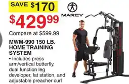 Dunham's Sports MARCY MWM-990 150 LB. HOME TRAINING SYSTEM offer