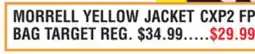 Dunham's Sports MORRELL YELLOW JACKET CXP2 FP BAG TARGET offer