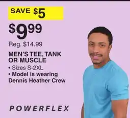 Dunham's Sports POWERFLEX MEN'S TEE, TANK OR MUSCLE DENNIS HEATHER offer