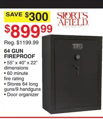 Dunham's Sports 64 GUN FIREPROOF offer