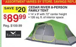 Dunham's Sports CEDAR RIVER 8-PERSON FAMILY TENT offer