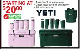 Dunham's Sports YETI offer