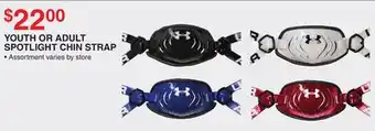 Dunham's Sports YOUTH OR ADULT SPOTLIGHT CHIN STRAP offer