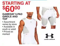 Dunham's Sports GAMEDAY 5-PAD GIRDLE AND TOP offer