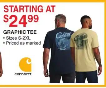 Dunham's Sports CARHARTT GRAPHIC TEE offer