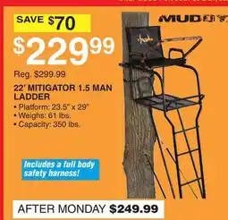 Dunham's Sports 22' MITIGATOR 1.5 MAN LADDER offer