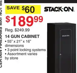 Dunham's Sports 14 GUN CABINET offer