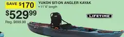 Dunham's Sports YUKON SIT-ON ANGLER KAYAK offer