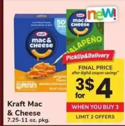 Safeway Kraft Mac & Cheese offer