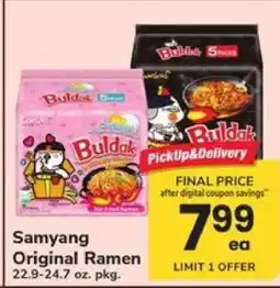 Safeway Samyang Original Ramen offer