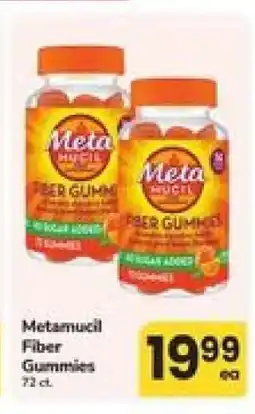 Safeway Metamucil Fiber Gummies offer