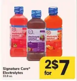 Safeway Signature Care Electrolytes offer