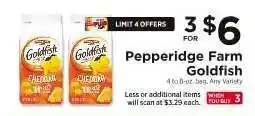 ShopRite Pepperidge Farm Goldfish offer