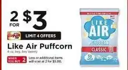 ShopRite Like Air Puffcorn offer