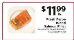 ShopRite Fresh Faroe Island Salmon Fillet offer