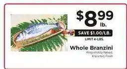 ShopRite Whole Branzini offer