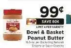 ShopRite Bowl & Basket Peanut Butter offer