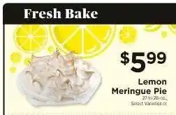 ShopRite Lemon Meringue Pie offer