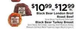 ShopRite Black Bear London Broil Roast Beef offer
