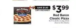 ShopRite Red Baron Classic Pizza offer