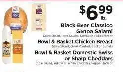 ShopRite Black Bear Classico Genoa Salami offer