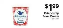ShopRite Friendship Sour Cream offer