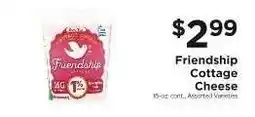 ShopRite Friendship Cottage Cheese offer