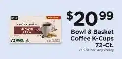 ShopRite Bowl & Basket Coffee K-Cups offer