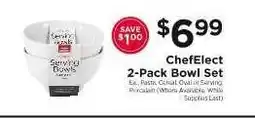 ShopRite ChefElect 2-Pack Bowl Set offer