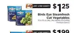 ShopRite Birds Eye Steamfresh Cut Vegetables offer