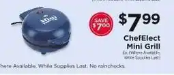 ShopRite ChefElect Mini Grill offer