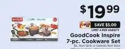 ShopRite GoodCook Inspire 7-pc. Cookware Set offer