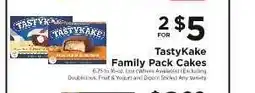 ShopRite TastyKake Family Pack Cakes offer